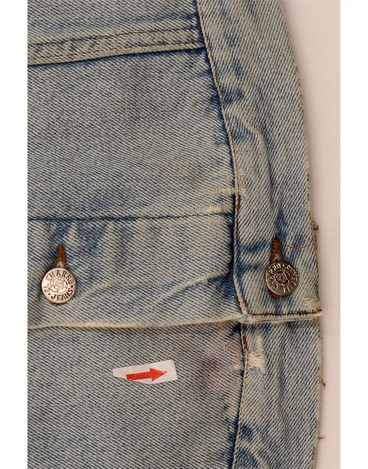 El Charro Veste en Jean Homme UK 42 XL Bleu Coton