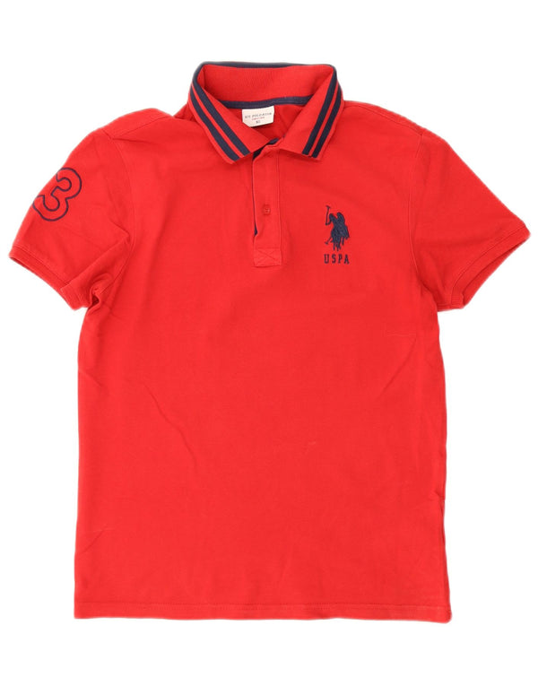 U.S. Polo Assn. Polo Graphique XS Rouge Coton Homme