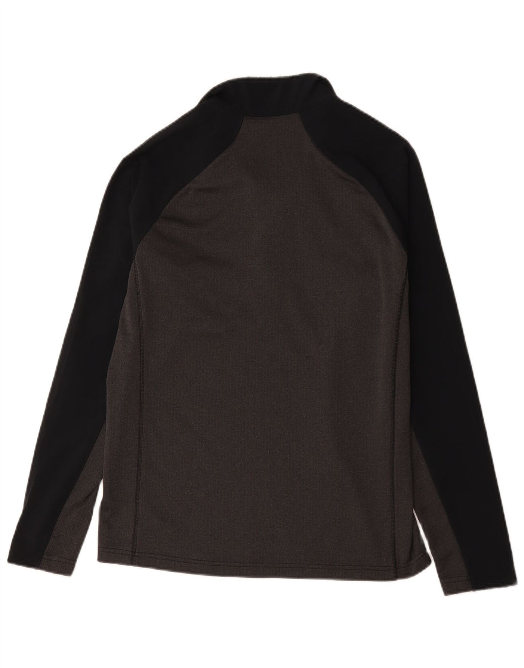 Columbia Haut à Col Zippé à Manches Longues Homme Gris Moyen Colorblock Polyester