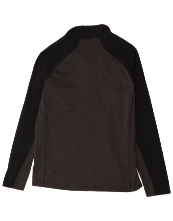 Columbia Haut à Col Zippé à Manches Longues Homme Gris Moyen Colorblock Polyester