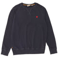 TIMBERLAND Sweat-shirt coupe classique pour homme, grand, bleu marine, en coton
