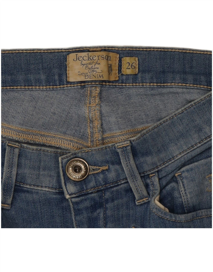 Jeckerson Jean Bootcut Femme W26 L31 Bleu Coton