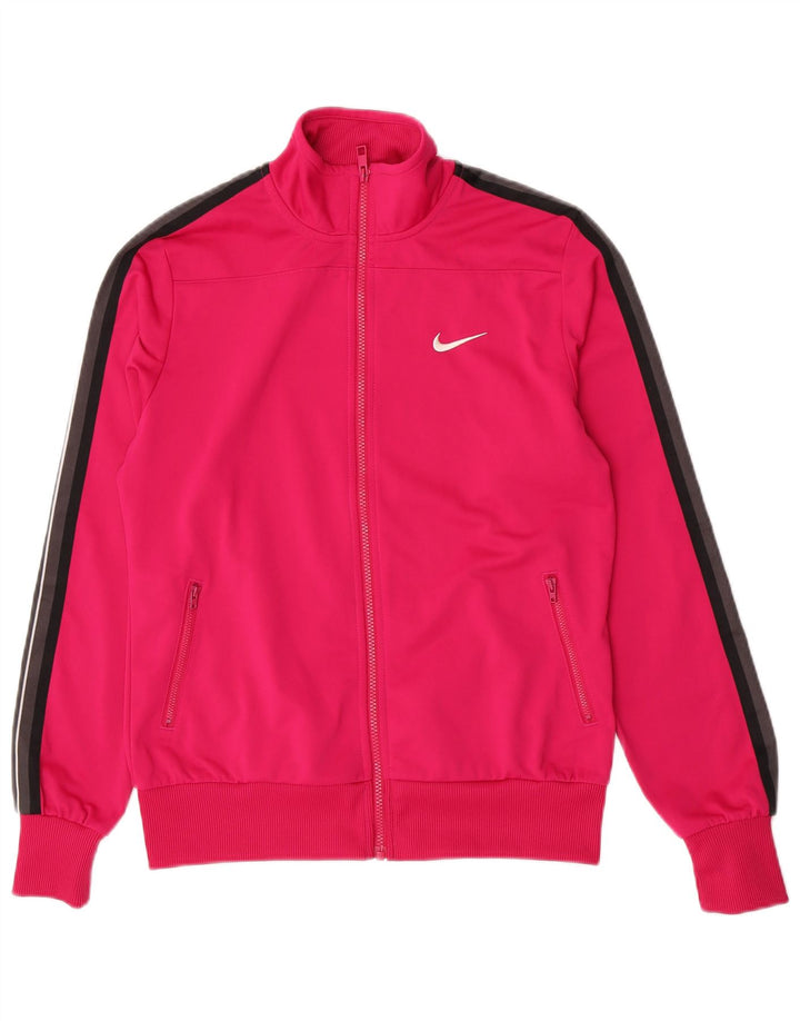 Nike Veste de survêtement pour femme UK 14 Large Rose Colorblock Polyester