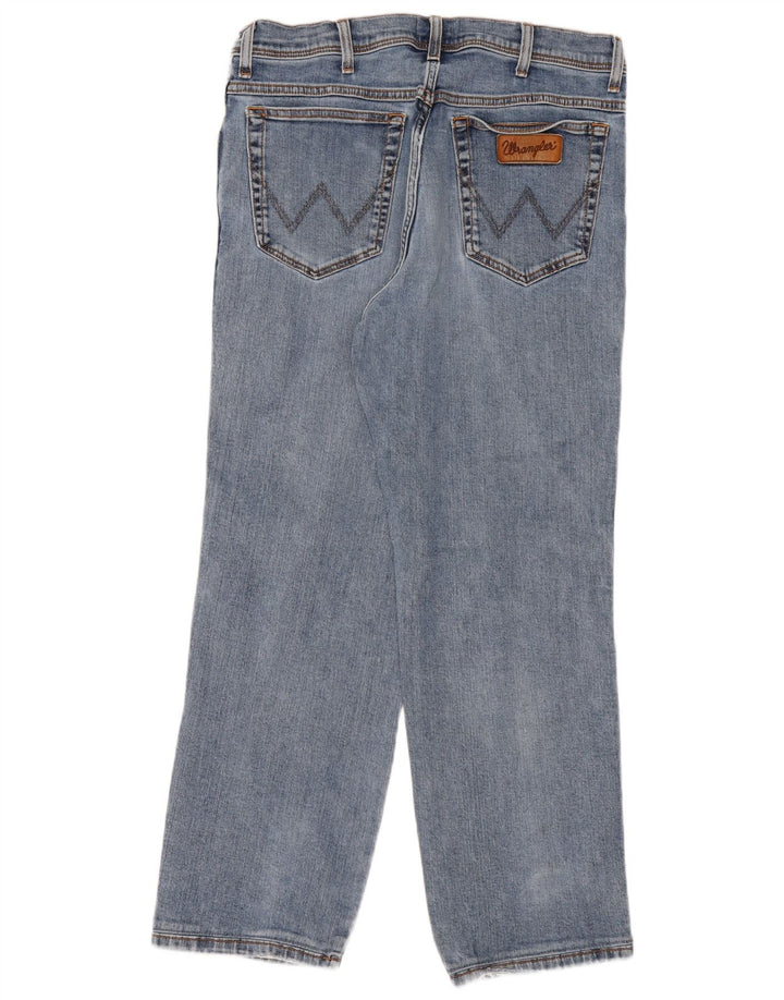Wrangler Jean Droit Texas Homme W36 L29 Bleu Coton