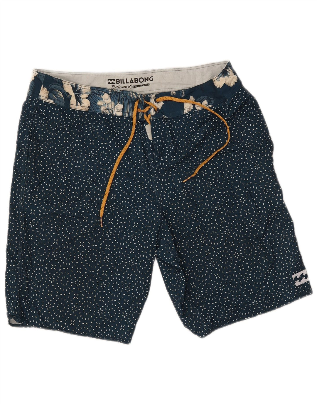 BILLABONG Short de Bain Homme Bleu Marine Moyen à Pois Polyester