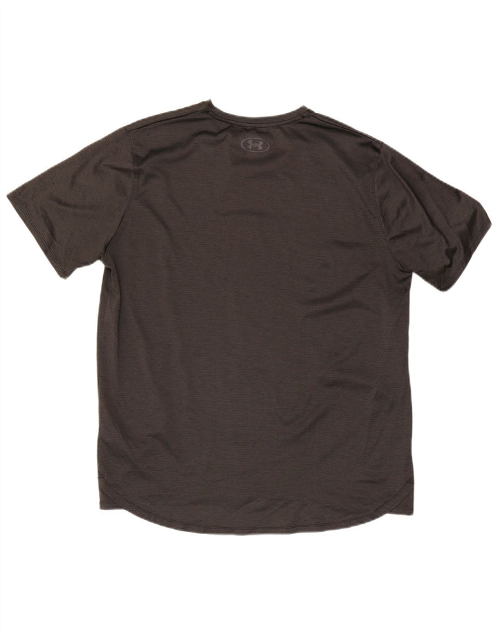 UNDER ARMOUR T-Shirt Homme Haut Large Gris Polyester