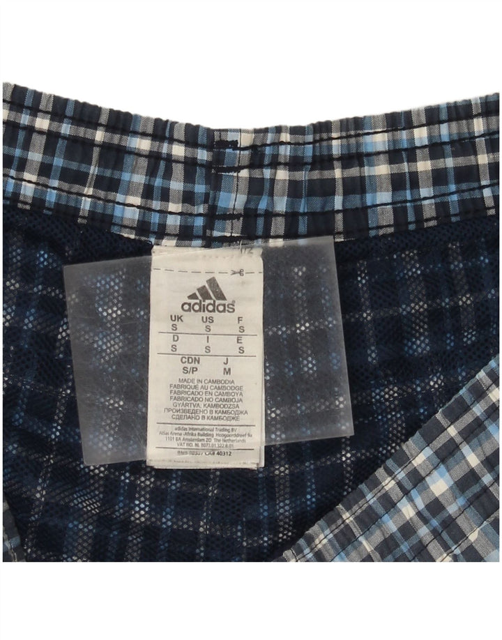 Adidas Short de bain homme petit bleu vichy polyester