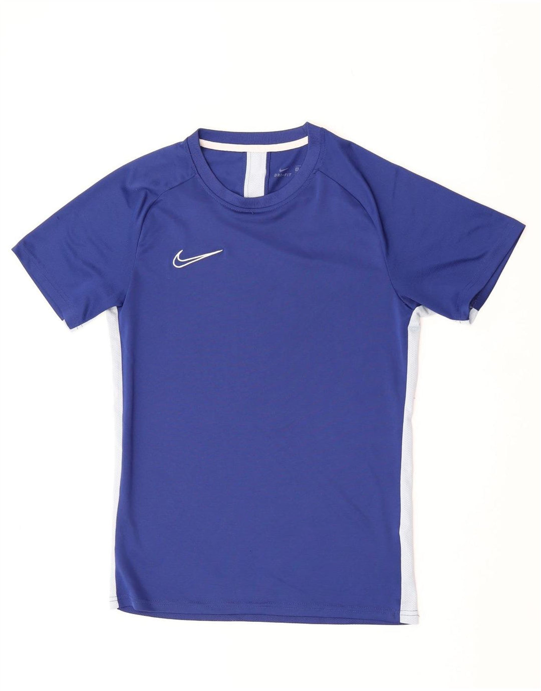 Nike Hommes Dri Fit T-Shirt Haut Petit Bleu Colorblock