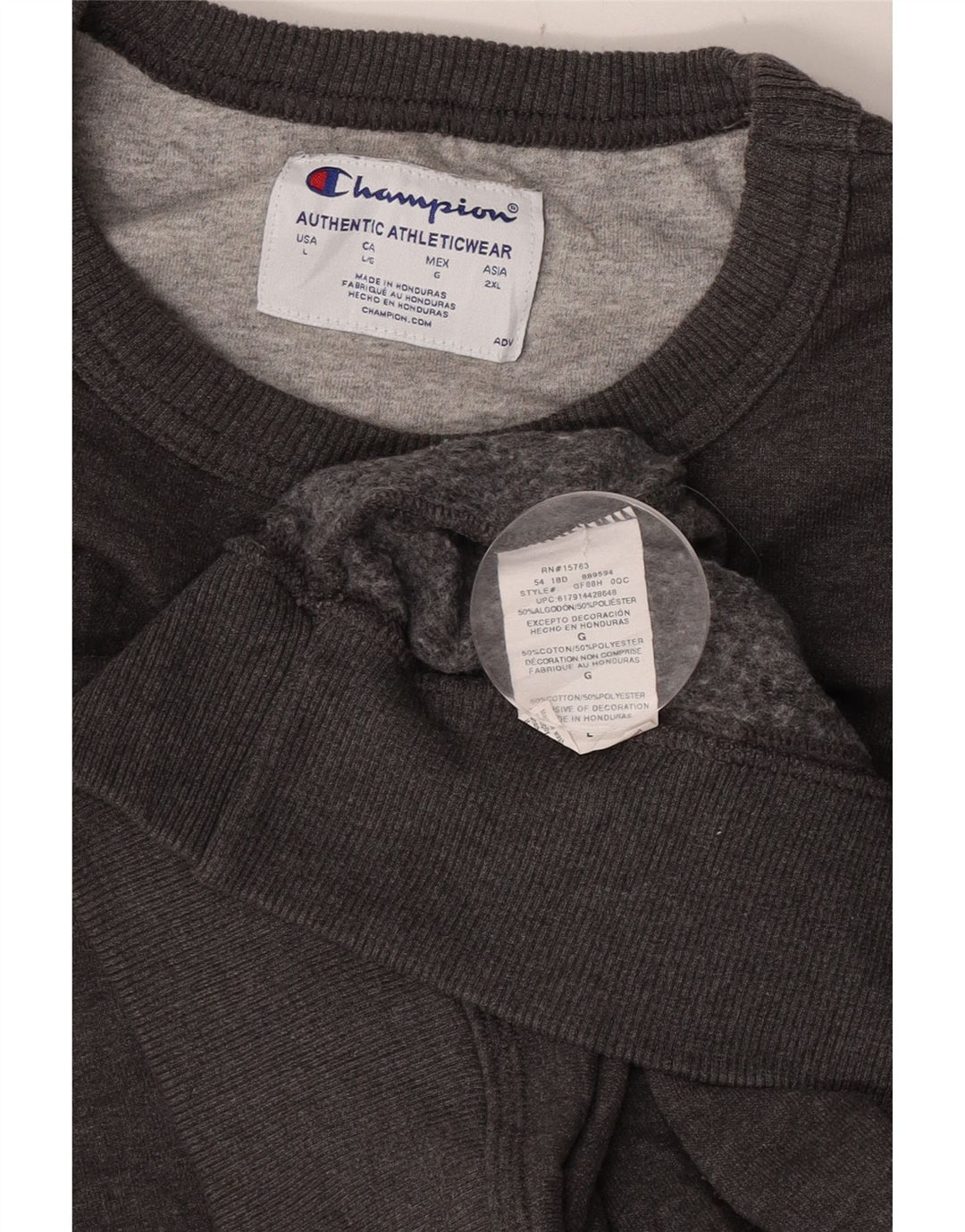 Champion Sweat-shirt graphique pour hommes, grand coton gris