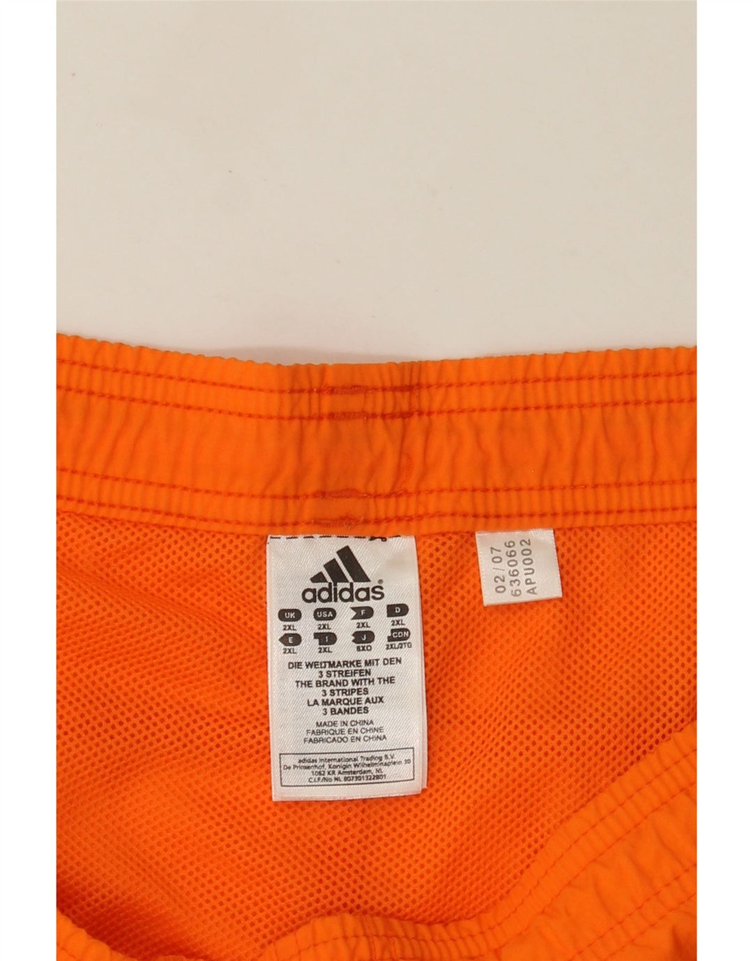 Adidas Maillot de bain pour homme 2XL Orange Nylon