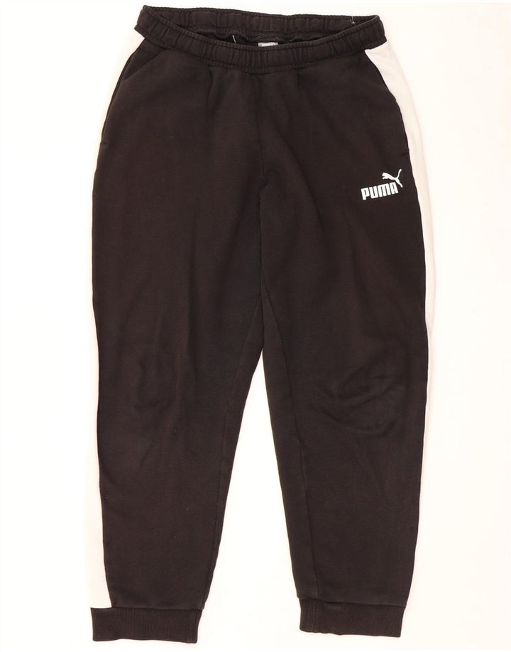 Puma Pantalon de Survêtement Crop Homme Noir Colorblock