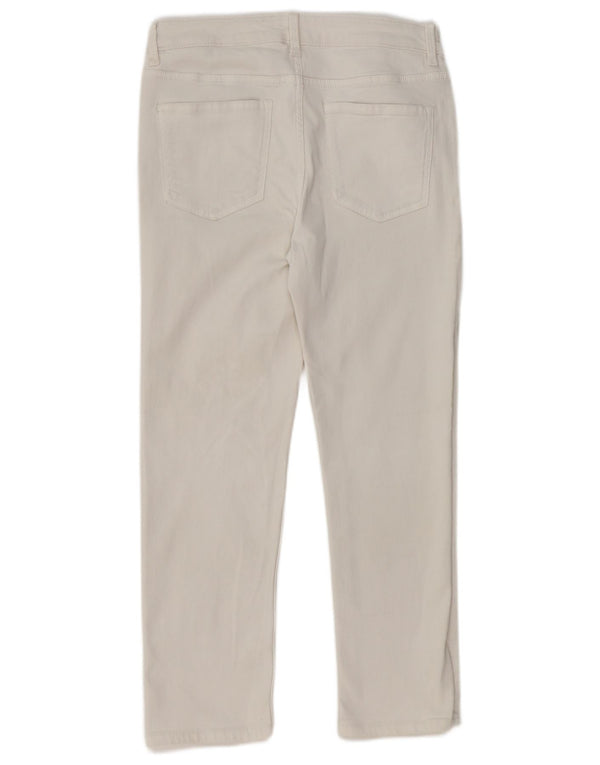 Marks & Spencer Jean droit The Sienna pour femme UK 12 Medium W30 L26 Blanc