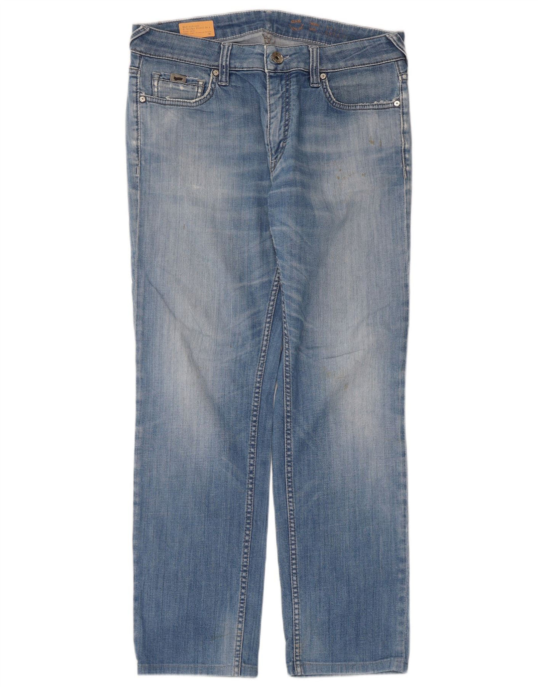Gas Jean droit femme W34 L29 bleu