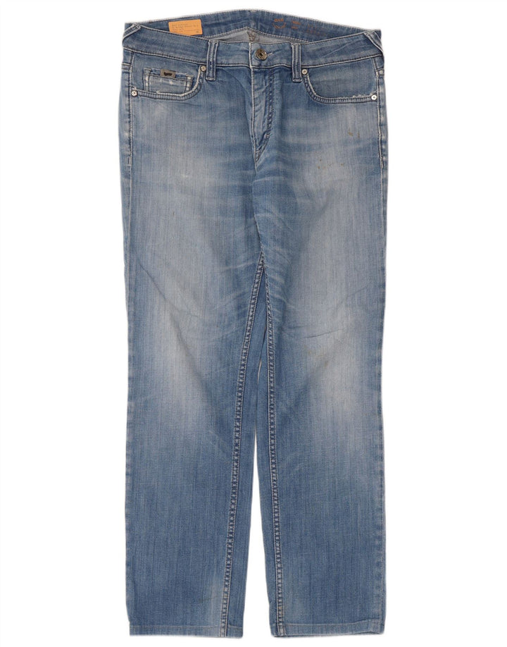 Gas Jean droit femme W34 L29 bleu