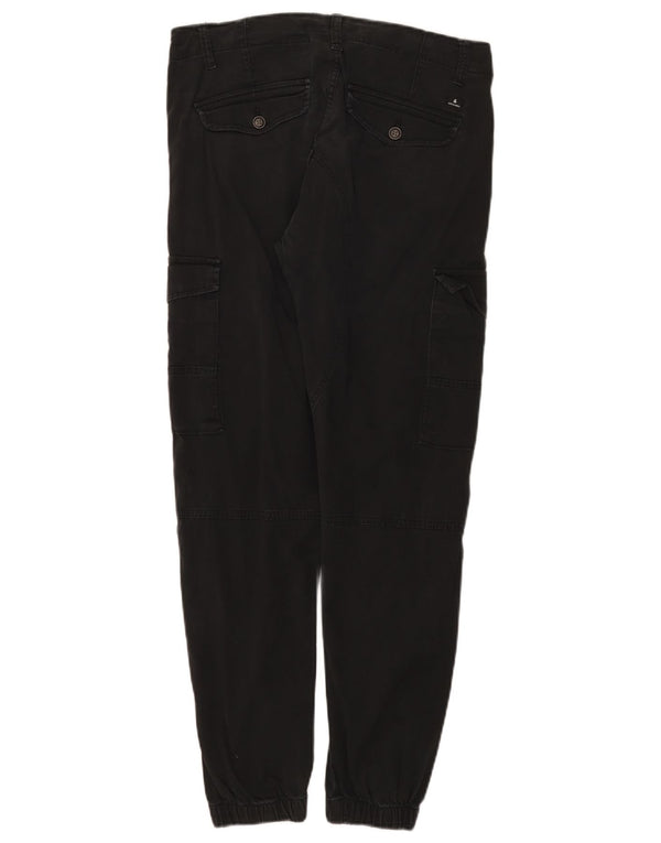 Jack & Jones Pantalon Cargo Paul Tapered Joggers W32 L29 Homme Noir Coton