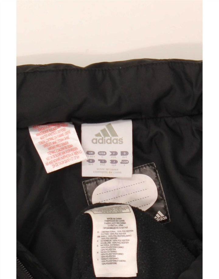Adidas Veste coupe-vent à capuche garçon 13-14 ans Noir Polyester