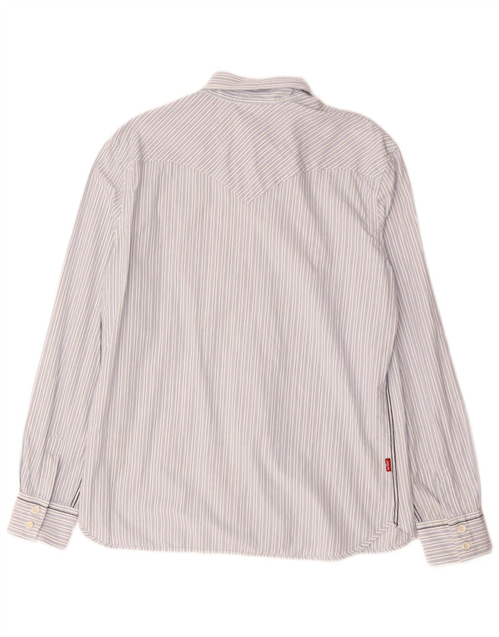 Levi's Chemise Homme Bleu Moyen Rayé Coton