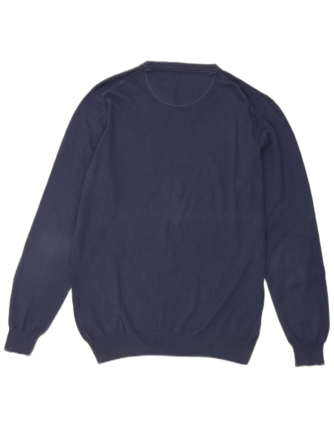 TRUSSARDI Pull Col Rond Homme Bleu Marine Moyen Coton