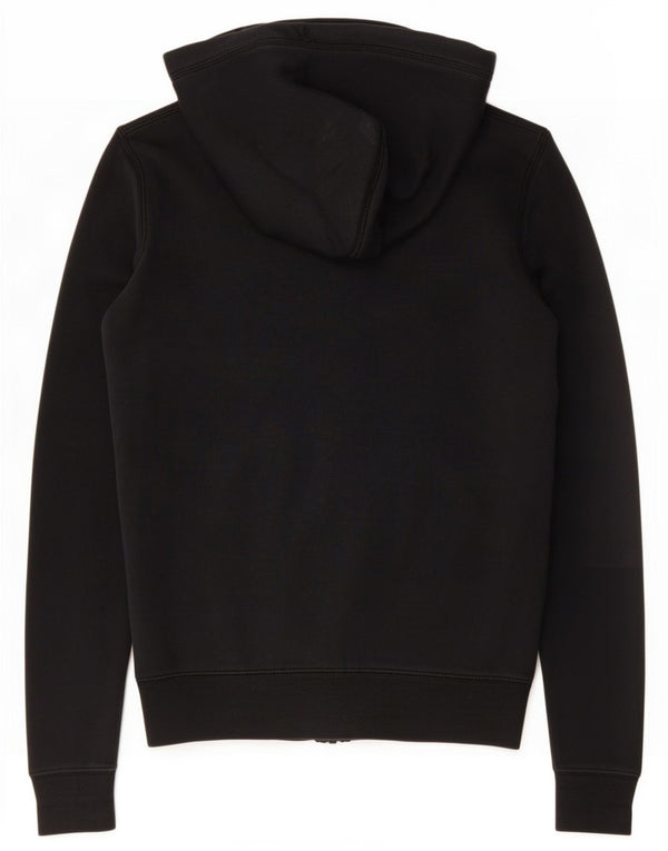 Nike Pull à capuche zippé pour femme UK 6 XS Noir Coton