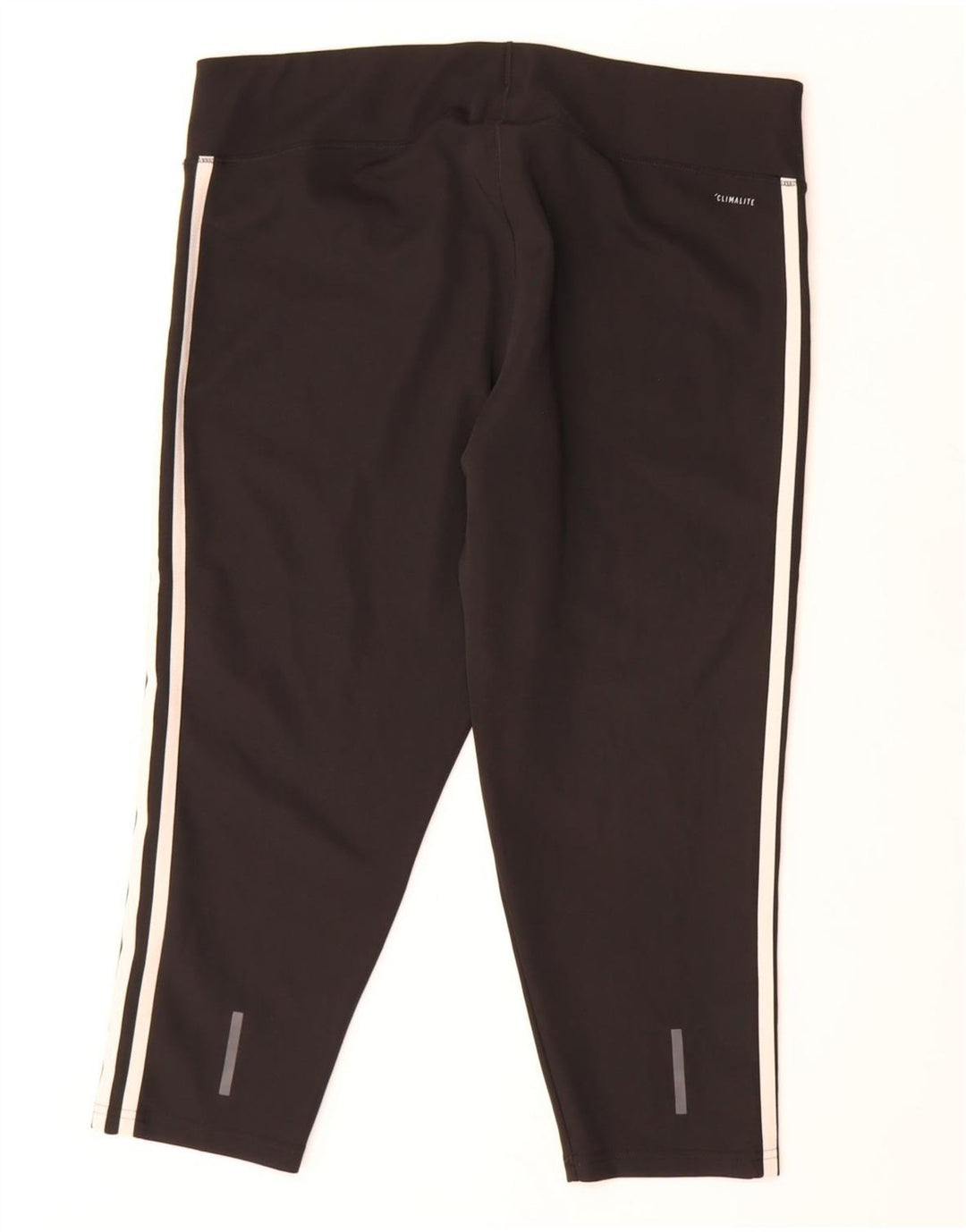 Adidas Climalite Capri Leggings UK 18 XL Noir Polyester