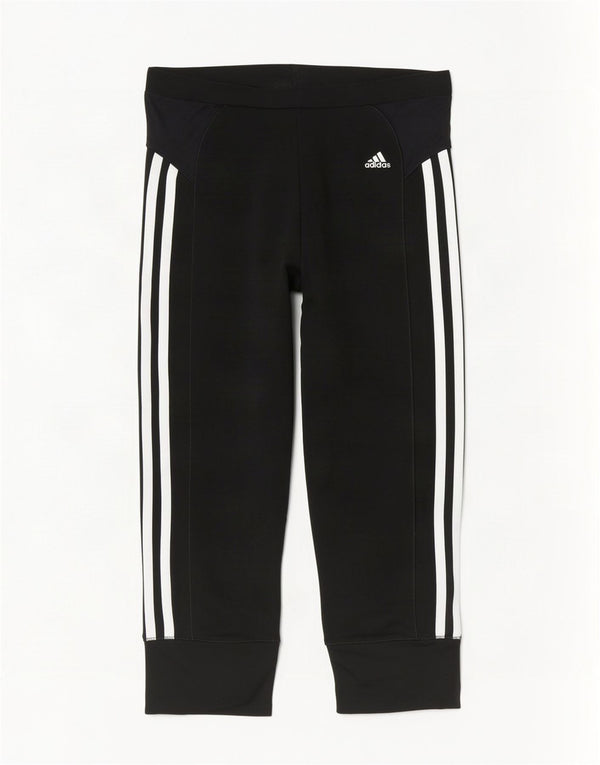 Adidas Femmes Climacool Capri Survêtement Pantalon Joggers UK 14 Moyen Noir