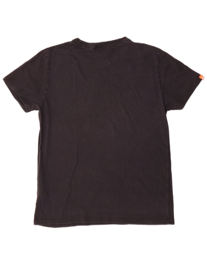 Superdry T-Shirt Graphique Homme Grand Noir Coton