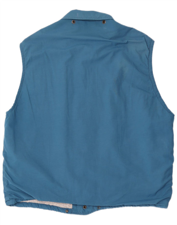 Carrera Gilet Graphique Homme UK 42 XL Bleu Colorblock Polyester
