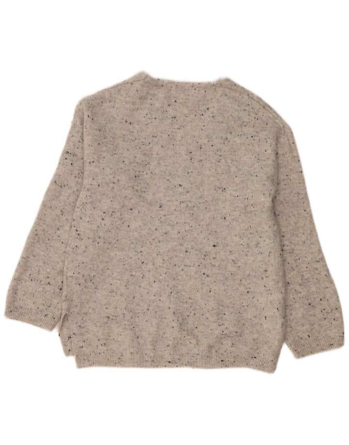 Pull surdimensionné à col en V pour femme UK 10 Small