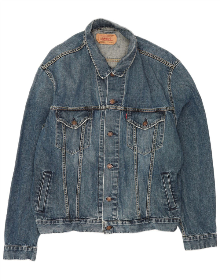 Levi's Veste en Jean Homme UK 42 XL Bleu Coton