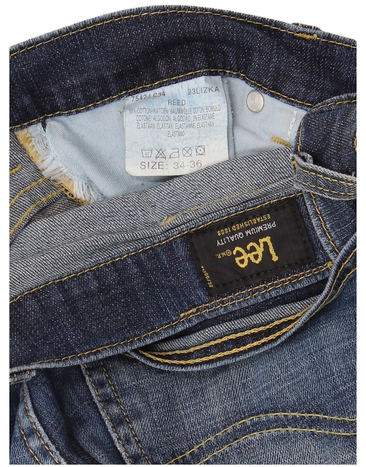 LEE Jean Droit REED W34 L31 Homme Bleu Marine Coton