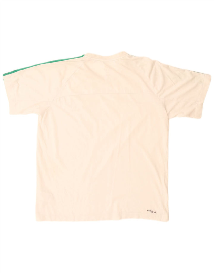 Adidas T-Shirt Homme Haut Grand Coton Blanc