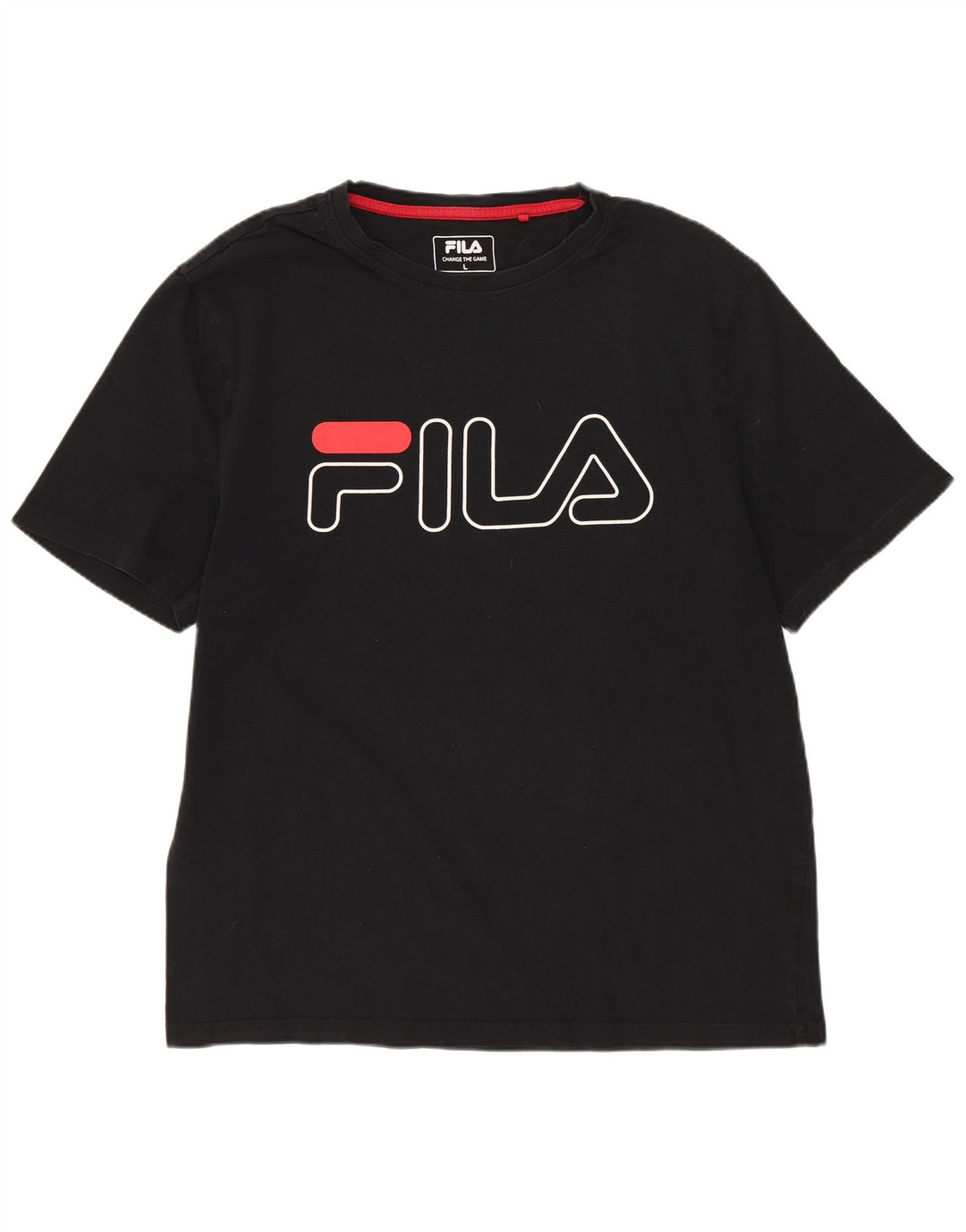 FILA T-Shirt Graphique Homme Grand Noir