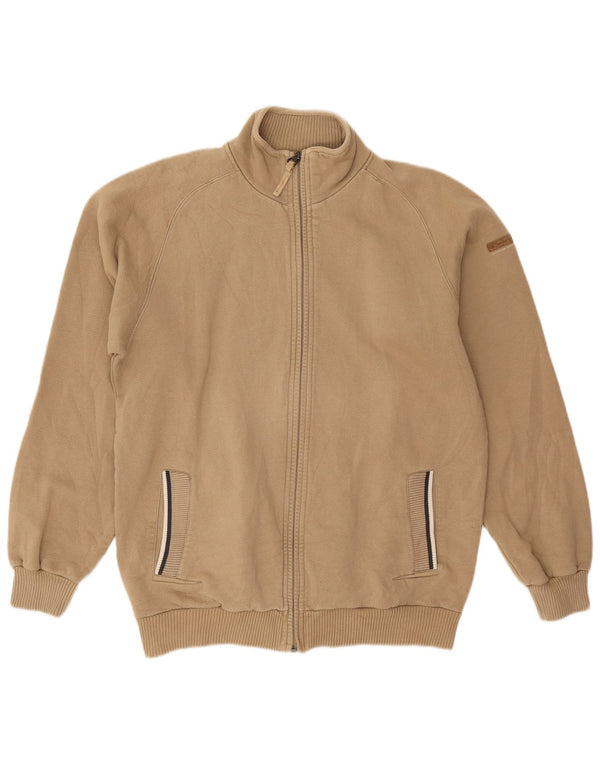 CHAMPION Veste de Survêtement Homme Large Beige Coton