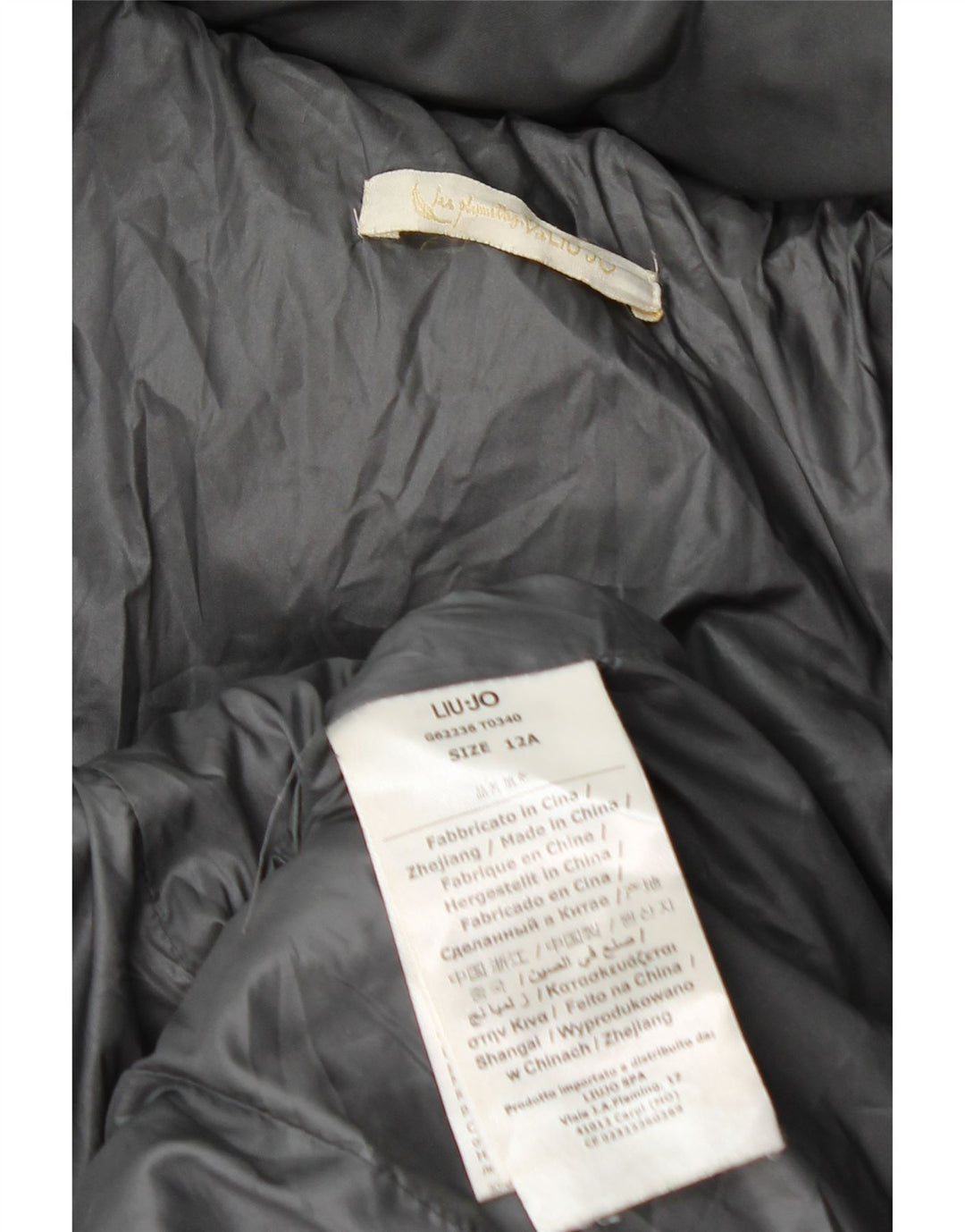 Liu Jo Manteau rembourré fille 11-12 ans Noir