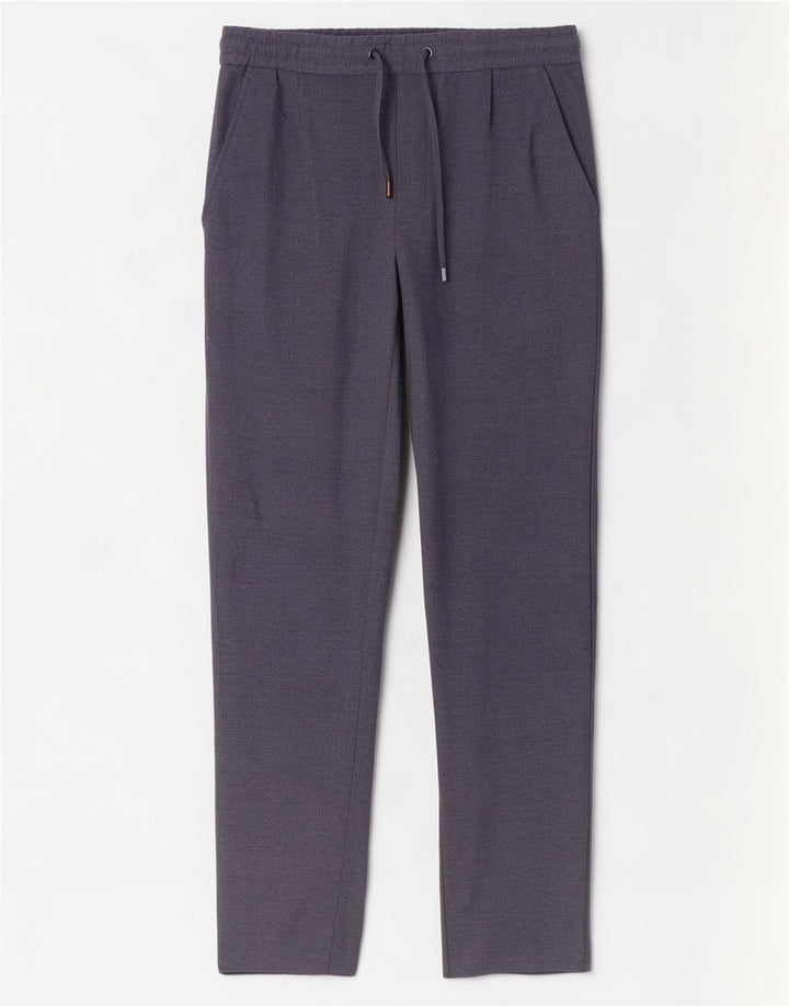 Zara Pantalon Chino Slim Homme Petit W30 L30 Bleu Marine Polyester