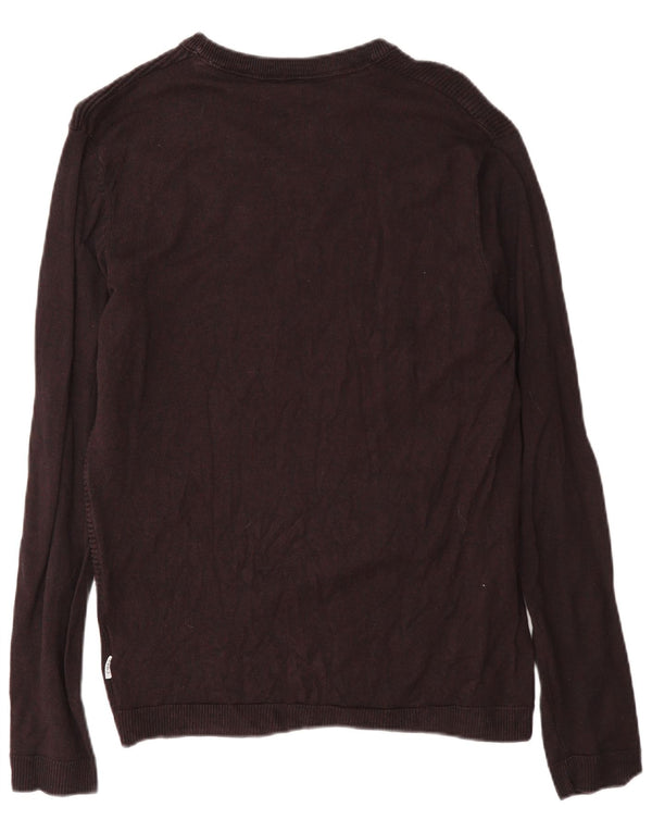 Jack & Jones Pull Core Regular Fit Boat Neck Homme Bordeaux Moyen