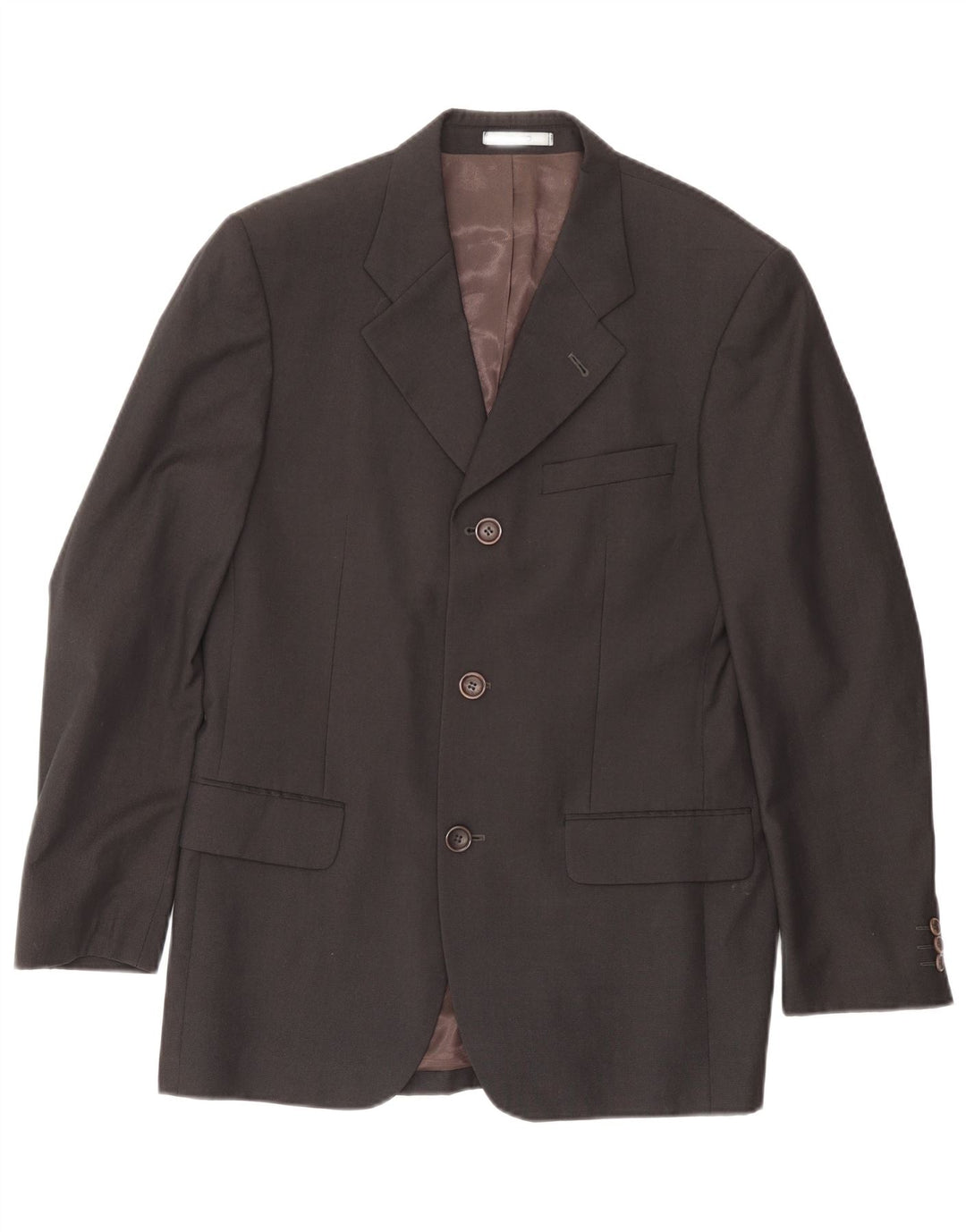 KENZO Veste Blazer 3 Boutons Homme IT 48 Bleu Marine Moyen Laine