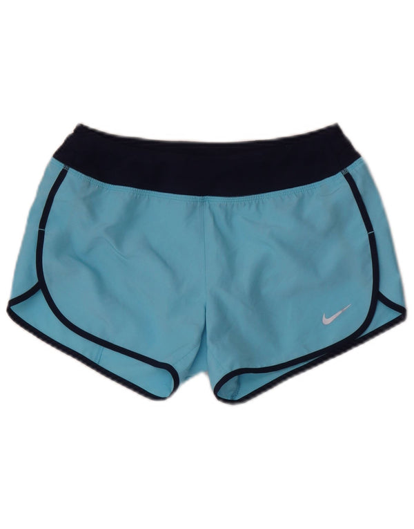 Short de sport Nike Dri Fit fille 10-11 ans Bleu moyen colour block