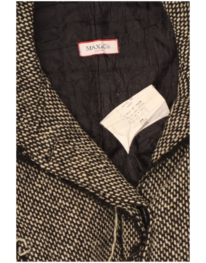 MAX & CO. Pardessus pour femme UK 8 Small Noir Polyester