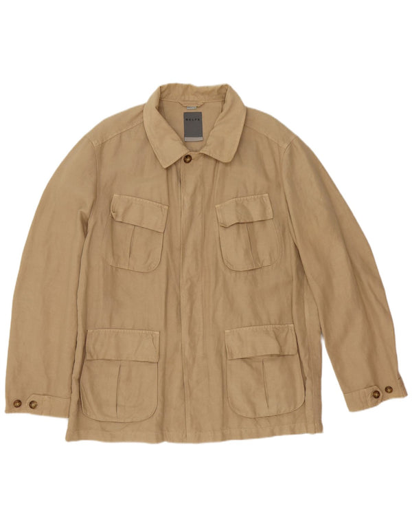 Belfe Veste utilitaire pour homme UK 44 2XL Coton beige