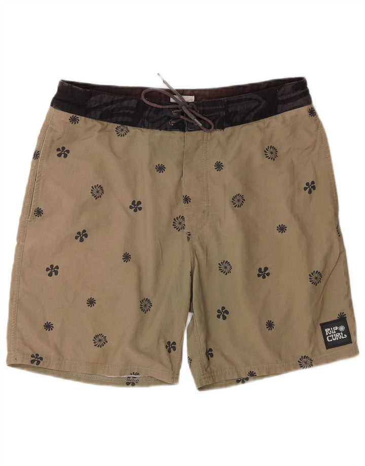 Rip Curl Short de bain homme XS Beige Floral Polyester