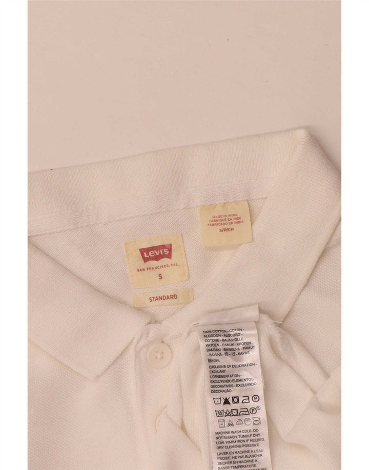 Levi's Polo Standard Homme Petit Blanc Coton