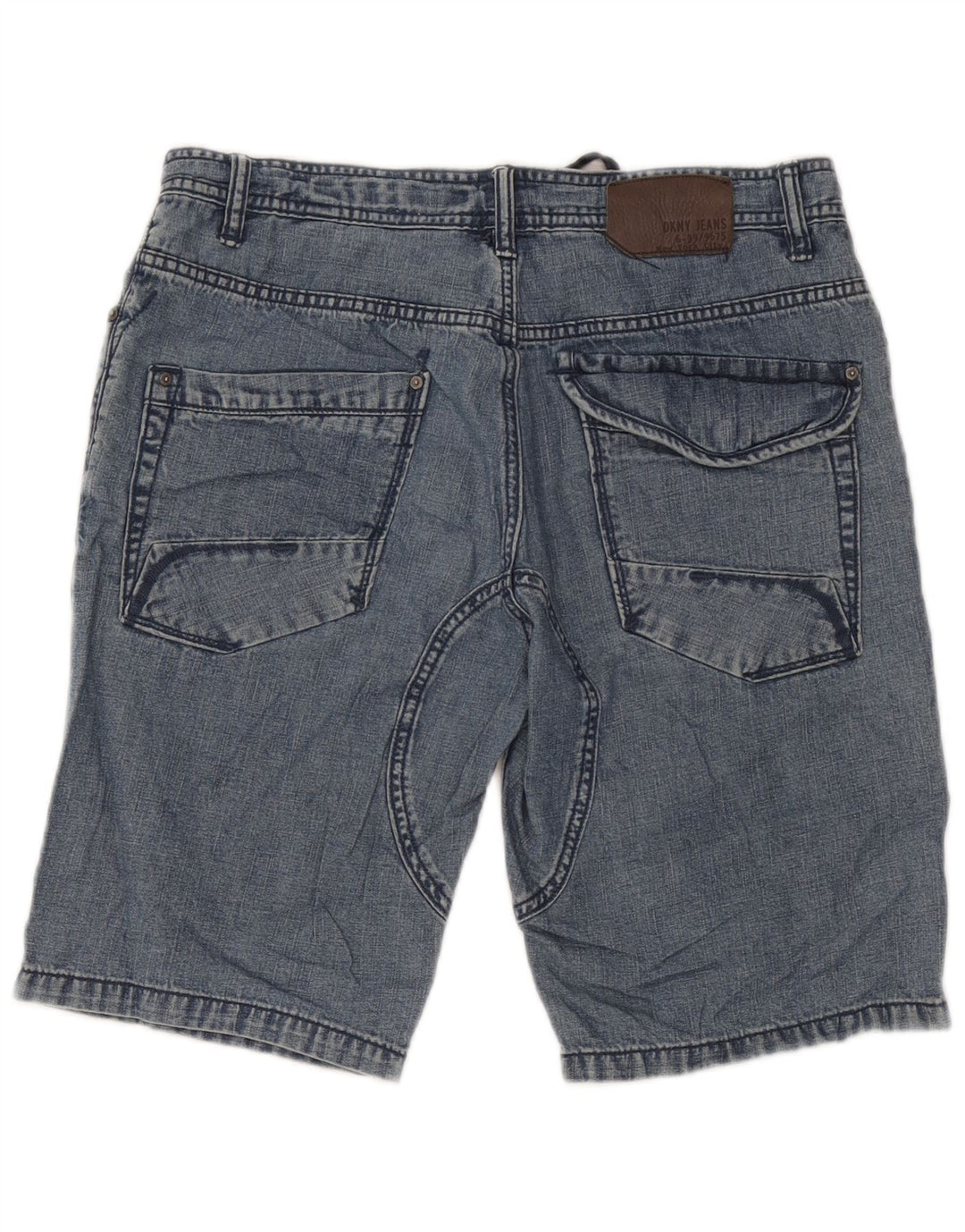 Dkny Short en Jean W31 Homme Bleu Moyen Coton