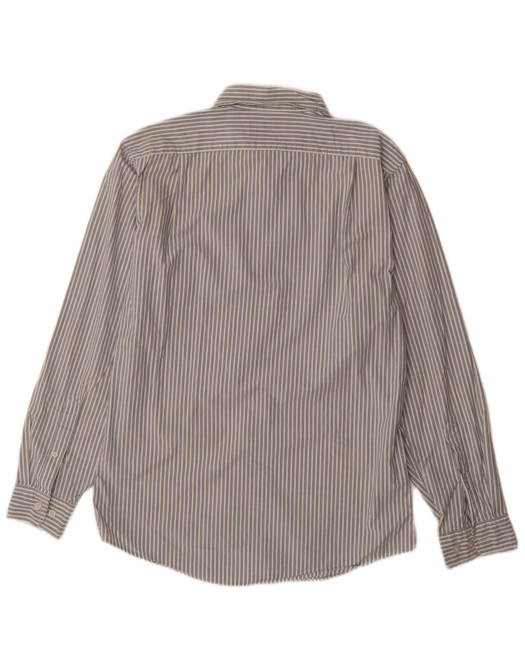 EDDIE BAUER Chemise classique pour homme en coton à fines rayures bleues