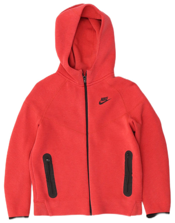 Nike Sweat à capuche zippé en polaire coupe régulière pour fille 12-13 ans Rose Taille L