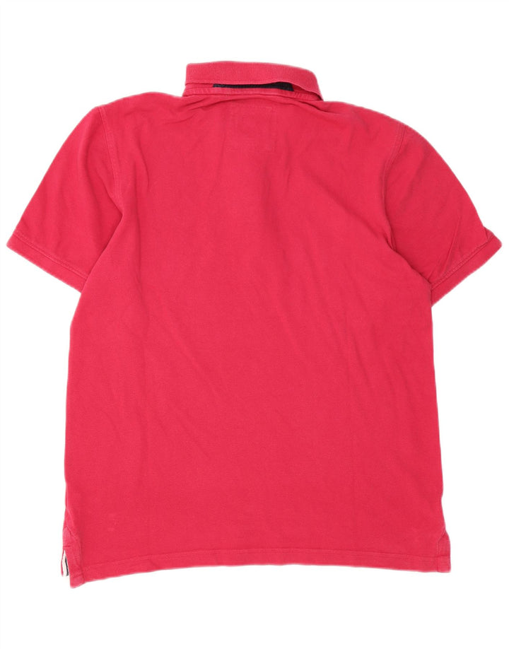 Crew Clothing Polo Homme Coton Rose Moyen