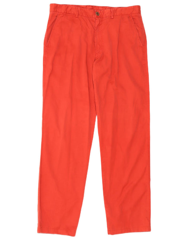 Avirex Pantalon Chino Droit Homme W36 L32 Rouge Coton