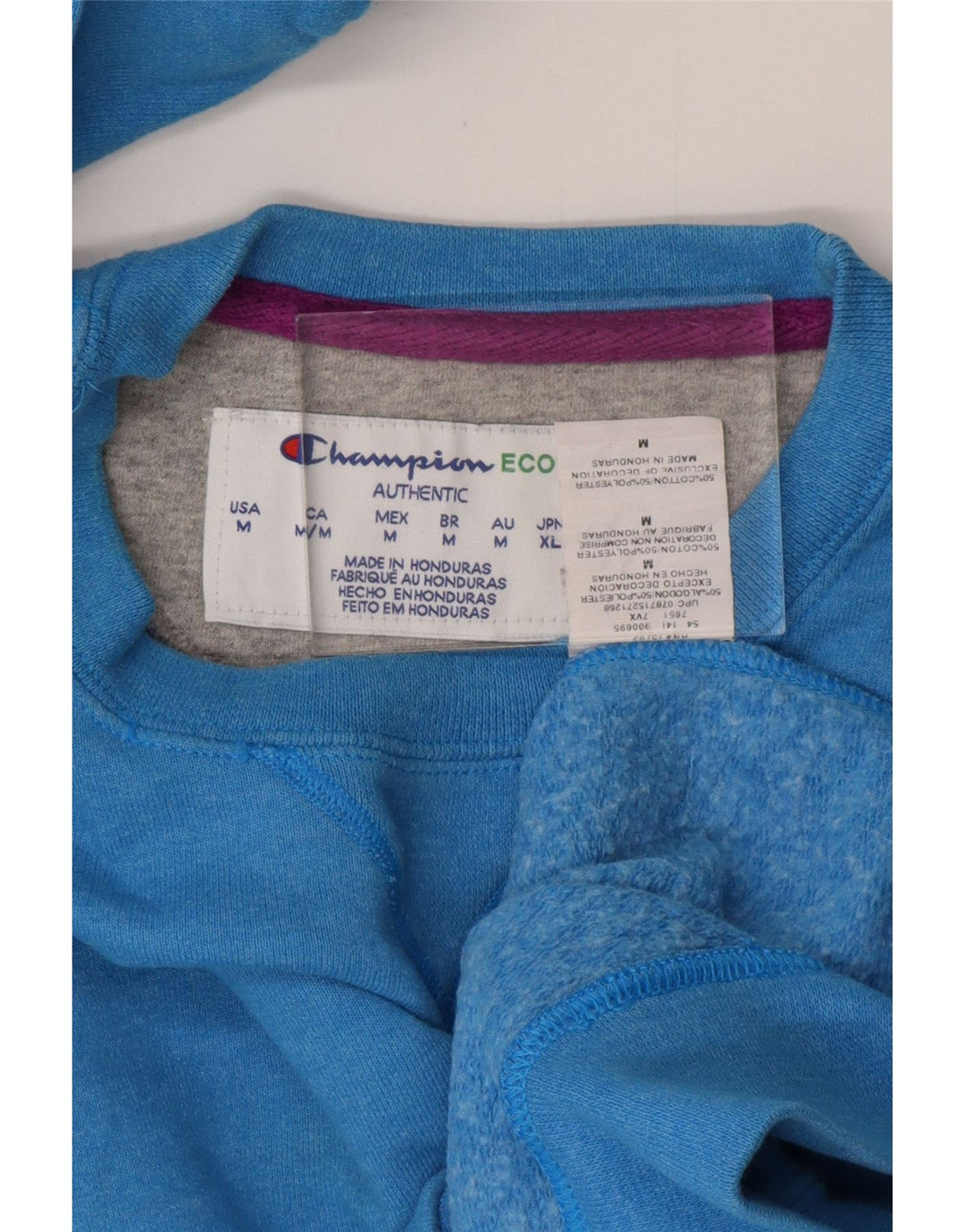 CHAMPION Sweat-shirt pour femme UK 14 Bleu moyen Coton