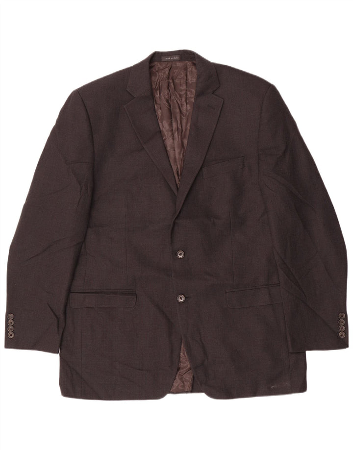 Ralph Lauren Veste blazer longue à 2 boutons pour homme UK 40 Large Gris