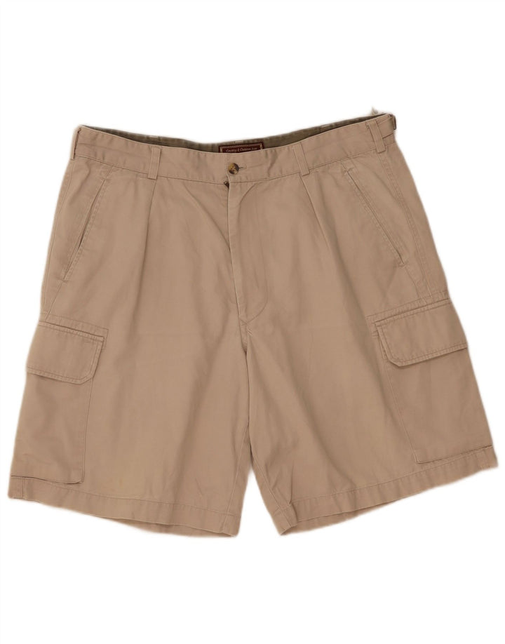 Marlboro Classics Short cargo pour homme EU 54 2XL W36 Beige